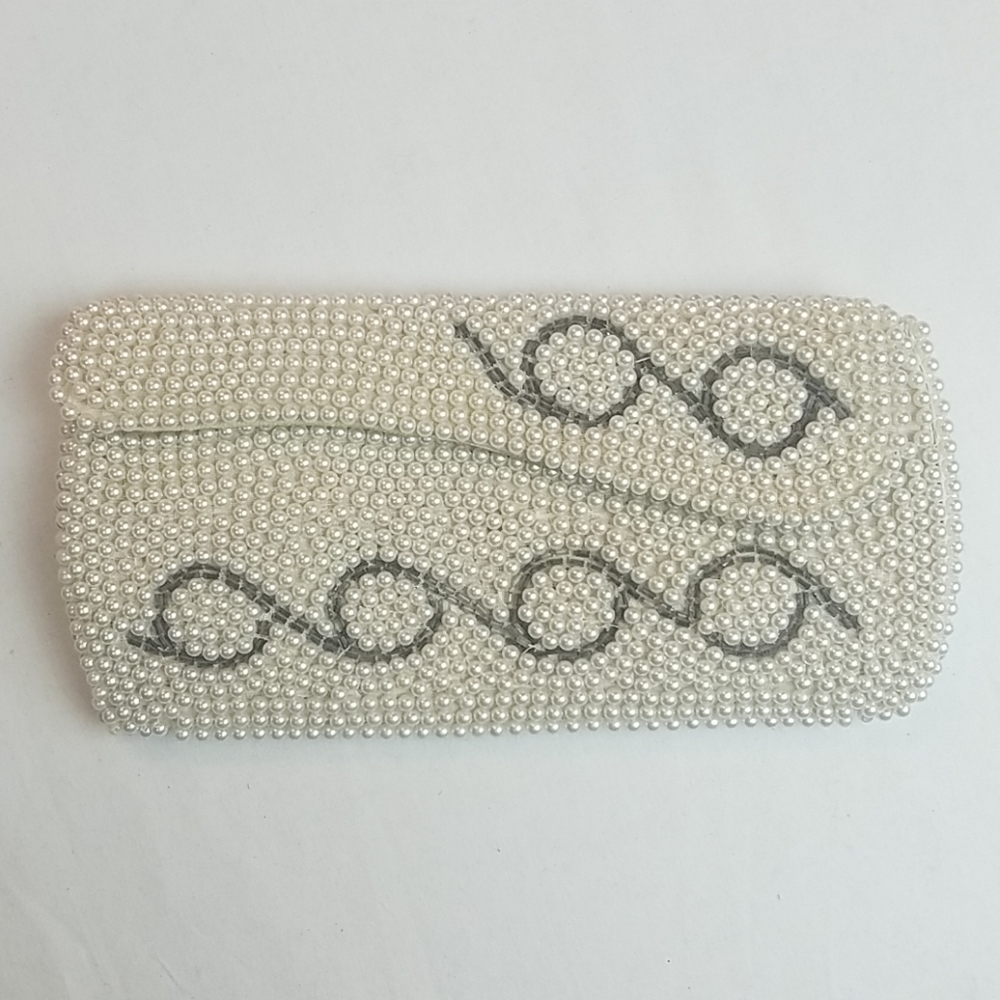 Vintage mid-century bon soir clutch purse
